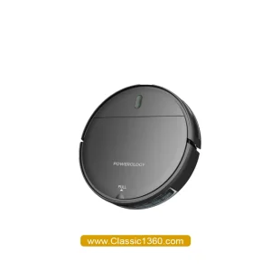 جارو رباتیک Powerology Smart Robovac Vacuum & Mop - Black