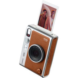 دوربین چاپ سریع FUJIFILM INSTAX MINI EVO Hybrid(قهوه ای)