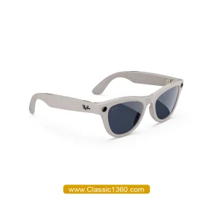 عینک هوشمند Ray-Ban Skyler Meta(Gen2) رنگ گچی براق لنز یاقوتی